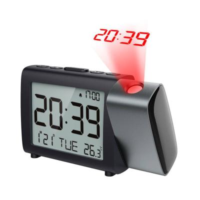 China Antique Style Portable Digital Alarm Projector Clock Accurate Temperature And Humidity for sale