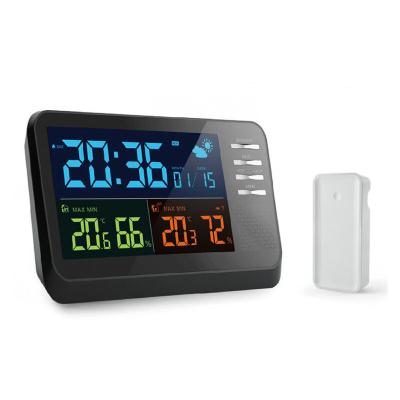 China Antique Style Wireless Weather Sensor Thermometer Humidity Sensor Forecast Weather Station WiFi Indoor Outdoor for sale