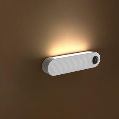 China Smart Smart Auto Motion Sensor Induction Bed Light Modern Wall Lamp Cabinet Human Body Sensing USB Rechargeable Night Light for sale