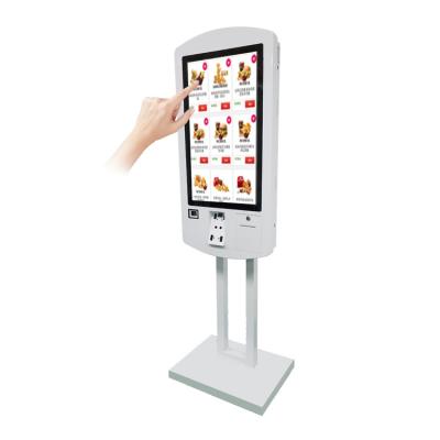 China Easy Installation Mini Digital Kiosk Digital Kiosk Double Sided LCD Touch Screen For QSR Restaurant for sale