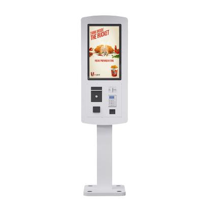 China SDK 21.5 Inch Floor Stand Touch Screen Kiosk For Quick Service Restaurant for sale