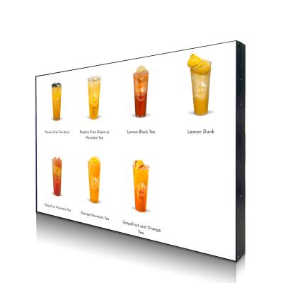 China Indoor digital 49inch lcd menu board screen for cafe for sale