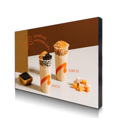 China Android 43 indoor built-in media player 49 55 inch LCD screen network menu board digital screen for QSR restaurant for sale