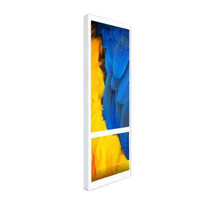 China Indoor 18.5 Inch + 10.1 Inch Elevator Digital Signage Display Dual Screen Digital Array For Elevator for sale