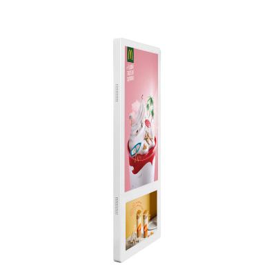 China Indoor Elevator Dual Wall Mounted Screen Android WiFi Digital Advertising Screens for sale