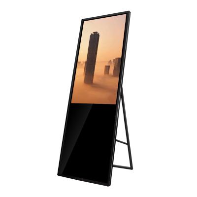 China Indoor Digital Poster Portable Android Digital Signage With A Board Advertising Screen LCD Display for sale