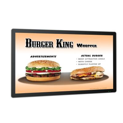 China Restaurant 32 43 49 55 65Inch Indoor Network Lcd Advertising Screen For Restaurant for sale