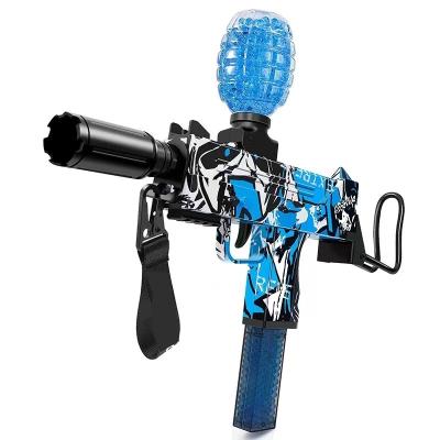 China Electronic Toy Gun Outdoor Activities Shooting Toy Uzi Kids Electric Gel Ball Shockwave Toy for sale