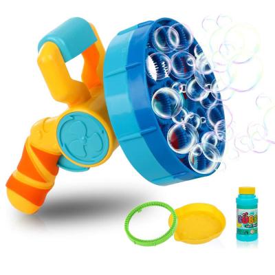 China Electric Bubble Blowing 2021 Summer Bubble Gun Children's Electric Soap Bubble Machine for sale