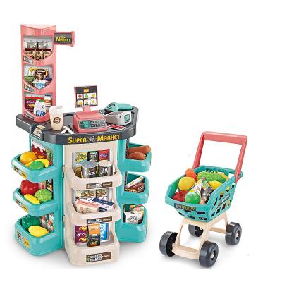 China Develop Intelligence High Quality New Products Indoor Children's Theater Furniture Kitchen Supermarket Toys for sale