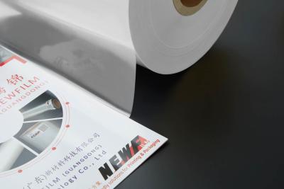 Cina Il rotolo di laminazione termica BOPP da 780 mm filma l'opaco lucido per la laminazione a caldo in vendita