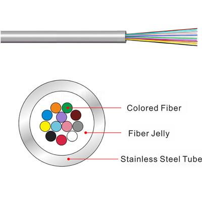 Chine Tube lâche optique de fibre d'acier inoxydable de KEXINT 1 - 96 noyaux imperméables à vendre