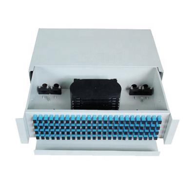 China KEXINT FTTH ODF Patch Panel 96 Core 2U Drawer Type For Telecom for sale