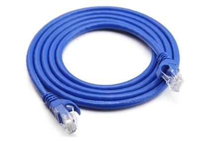 中国 Cat6 UTPの銅LANケーブルRJ45 RJ11のジャンパーCAT6 4×7*0.12のCUの保護されていないジャンパー5M 7*0.12 販売のため