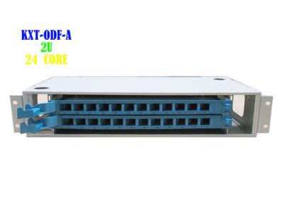 China Des Netz-FC ODF Portniederlassungs-Verbindung Gestell-Berg-Faser-der Schalttafel-2U 24 zu verkaufen