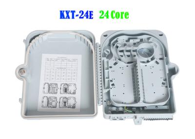 China 24 Strands Fiber Optic Distribution Box Terminal Total Enclosed Structure for sale