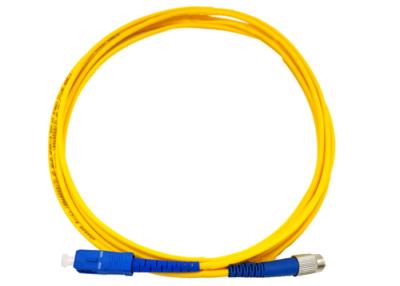 China SX SM SC UPC FC UPC Fiber Optic Patch Cable SM 3M LENGTH LSZH 0.2DB G657 A2 for sale