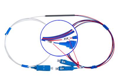 China 18dB Directivity Coupler Fiber Optical WDM FBT 15/85 1×2 Mini 0.9 SC/UPC Connector for sale