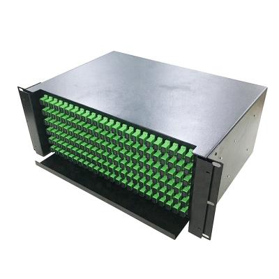 China Faser-Optikschalttafel Sc APC FTTX Odf 4U 144C Faser-Schalttafel im Freien zu verkaufen