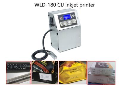 China Quick Dry Ink Continuous Inkjet Printer Date Coding Machine For Medcine Box / Capsule for sale