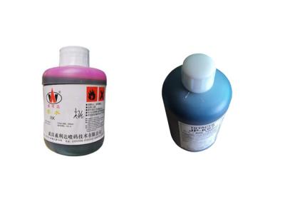 China Tinta de marcação industrial solvente colorida de Eco, sistemas de codificação do Inkjet da impressora de CIJ à venda