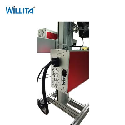 China Cabel Wire laser co2 glass tube marking machine laser jet printer machine for pvc pipes for sale