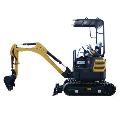 China Multifuction 10kw YANMAR Small Mini Steel Excavator 1.7T Motor Track Digger Machine for sale