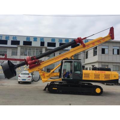 China Geological Drilling Crawler Type Lock Rod Drilling Rig Exploration 25m Depth Rotary Crawler Machine for sale