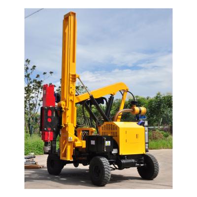 China Highway guardrail posts install DK26 road guardrial hydraulic vibratory hammer ram multifunctional for sale