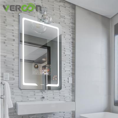 China Vercon 21.5 Inch Illuminated Slim Waterproof Android Magic Mirror Touch Screen Bathroom Smart Mirror for sale