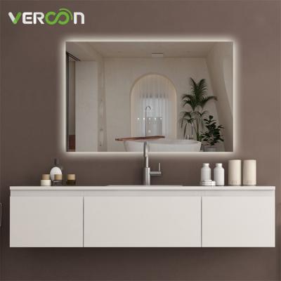 China Vercon 1200*800MM Multiple Functions Rectangle Bathroom Mirror Smart Android OS 11 Large Smart Magic Mirror for sale