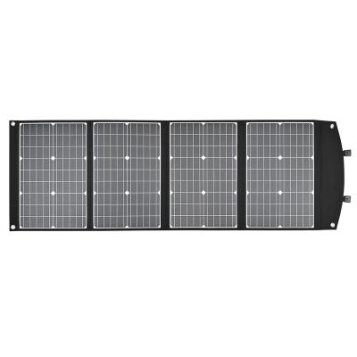 China High efficiency sunpower 120W portable foldable solar panel charger 158.75mmx158.75mm for sale