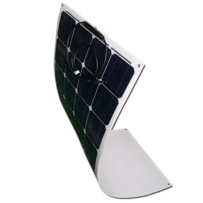 China ETFE+PET+EVA+Sunpower cell+TPT solar lightweight solar panels best 115watt 120watt flexible solar panels for boats lightest solar panel for sale