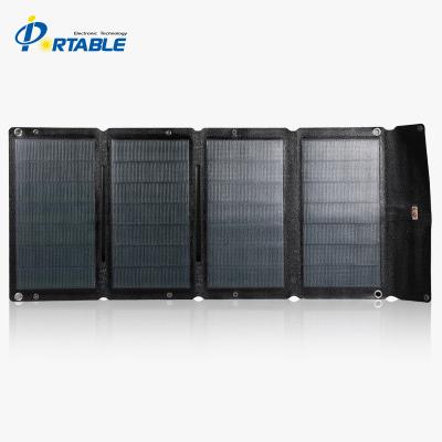 China Camping Outdoor Quick Charge 28W Mini Portable Flexible Foldable Solar Panel 12.59*6.77*0.078inch for sale