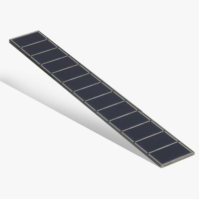 China cheap flexible solar panel cells 6.5v 0.6w solar panel strips PETC-LG0.6 for sale