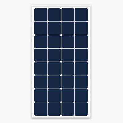 China Factory price sunpower 100W SOLAR PILE SOLAR PANEL with TUV CE INMETRO certificate 47.04*21.29*1.37inch for sale