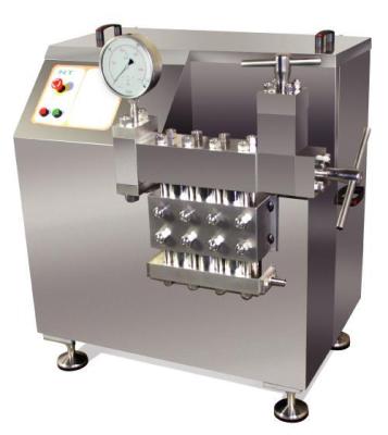 China For 3000lph Milk Machine Milk Homogenizer Small Scale Solid Liquid Or Liquid Homogenizer for sale