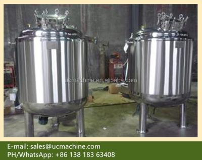 China Stainless Steel Jacketed Dairy Steam Tank 1000 Liter Tank CE ISO TUV for sale