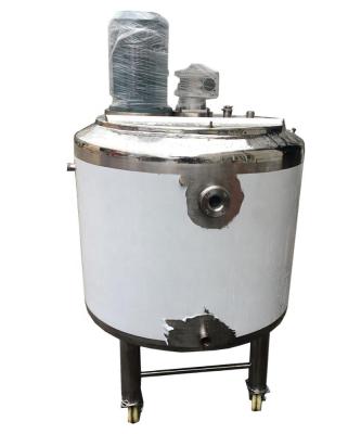 China Hot Sale 500L Electric Heating Dairy Mixing Tank With Agitator For Milk for sale