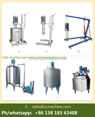 China High Shear Liquid-Liquid Mixer Portable Mixer Homogenizer for sale