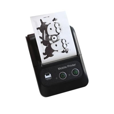 China Mini Portable Android Blue Tooth Thermal Printer Black And White Black And White Ticket Printer And Photo Printer for sale