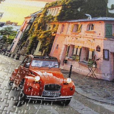 China 100% Eco-friendly Montmartre Puzzles With 70x50cm 1000 Pieces Offset Printing Factory Cardboard Puzzle Could Accept Customize Design for sale