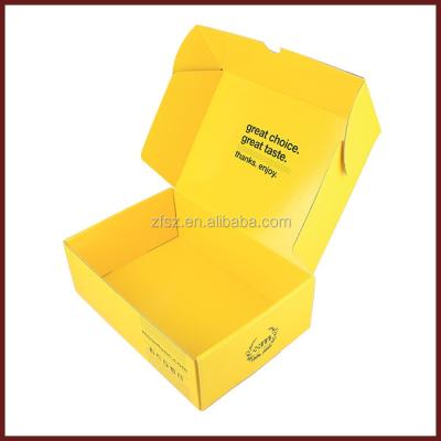 China Recycled Materials FEFCO 0427 Double Full Color Printing Box Could Combine With Plastic Handle for sale