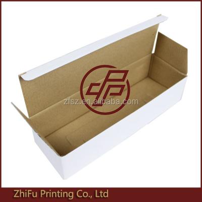 China Recycled Materials FEFCO 0215 M White Color Box For Single White Corrugated Adapter Box for sale