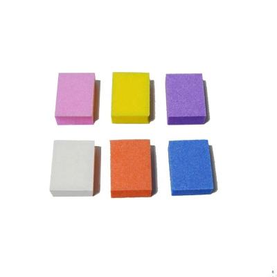 China Nail Art Beauty Custom Size EVA Sponge 3 Way Mini Nail Buffer Block for sale