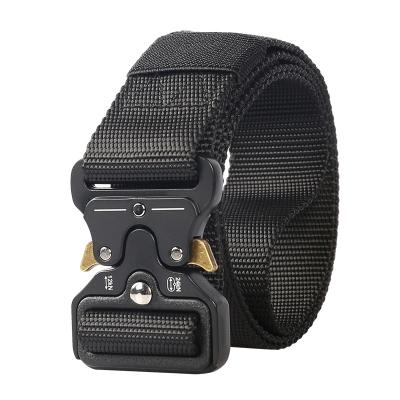 China 2021 Nylon Outdoor Military Quick Release With Strong Pull For Hugging Most Popular Tactical Belt for sale