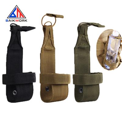 China Tactical Adjustable Molle Water Bottle Holder Increasing Nylon Pouch All-match Belt Portable Pouch Bag Travel Kits EDC for sale