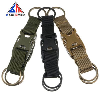 China Souvenir Gift Webbing Key Chain Belt Buckle Water Bottle Holder Tactical Outdoor Climbing Clip for sale