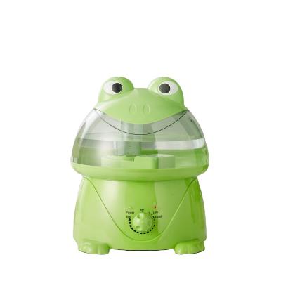 China Frog Quick Room Cartoon Humidifying Spray Ultrasonic Air Mist Humidifier for sale