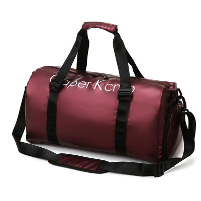 China High Quality Logo New Fashion Wide Travel Baggage Bag Custom Independent Shoe Pocket Unisex Sports Gym Duffel Bag for sale